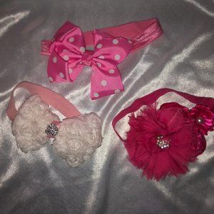 Bundle pack of baby headbands